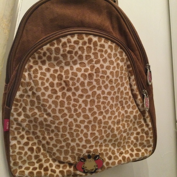 NWOT! Nici Brown Suede with Leopard Print Messenger Bag - Picture 1 of 6